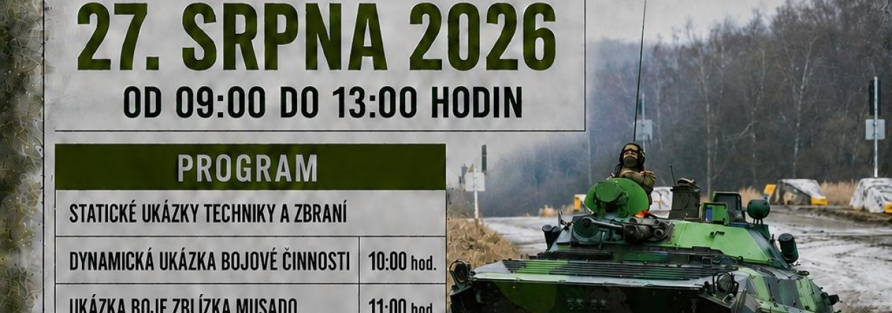 Den otevřených dveří v posádce Hranice 2026