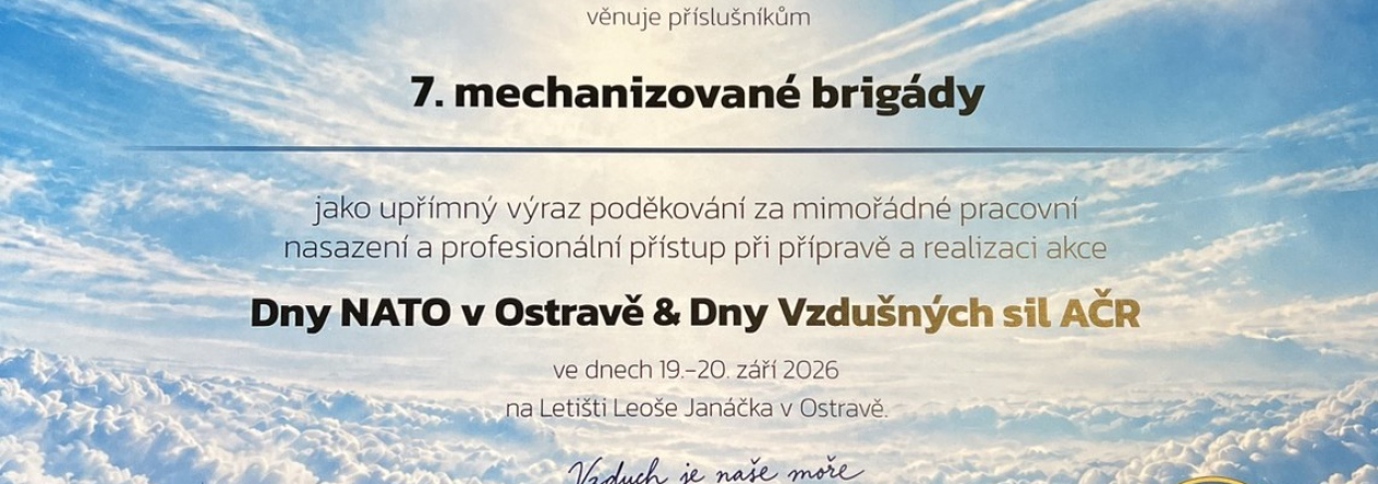 Dny NATO v Ostravě & Dny Vzdušných sil AČR na mošnovském letišti 2026