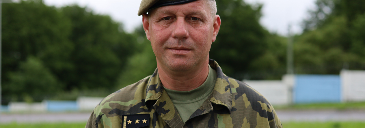 Velitel 7. mechanizované brigády plukovník gšt. Ing. Miroslav Vybíhal, MSS