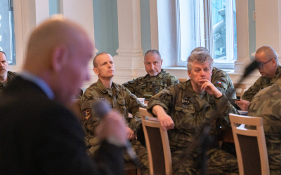 Velení Armády České republiky se setkalo s veliteli brigád, pluků a leteckých základen na výjezdní poradě náčelníka Generálního štábu Armády ČR v Hranicích na Moravě.