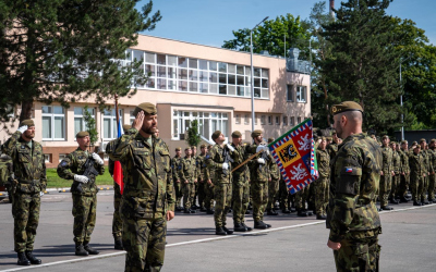 Předání funkce velitele 74. mechanizovaného praporu