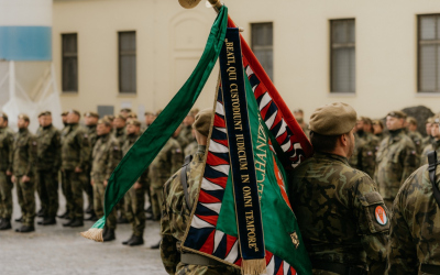 Žehnání bojového praporu 7. mechanizované brigády – jedinečný okamžik v životě útvaru