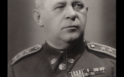 Bohuslav Maleček na snímku v hodnosti podplukovníka pěchoty.