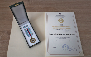 Certifikát pro 71. mpr