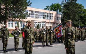 Předání funkce velitele 74. mechanizovaného praporu