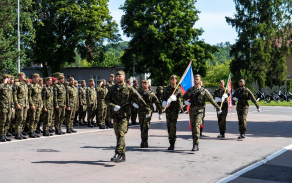 Předání funkce velitele 74. mechanizovaného praporu