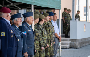 Předání funkce velitele 74. mechanizovaného praporu