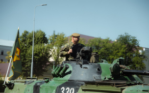 Předání funkce velitele 71. mechanizovaného praporu