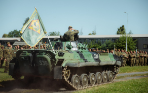 Předání funkce velitele 71. mechanizovaného praporu