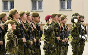 Dobrovolné vojenské cvičení 2025: Slavnostní přísaha v Přáslavicích