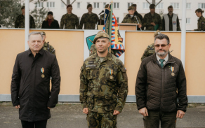 V Přáslavicích předali velení 72. mechanizovaného praporu a oslavili čtvrtstoletí jeho existence