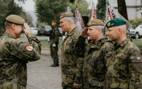Žehnání bojového praporu 7. mechanizované brigády – jedinečný okamžik v životě útvaru