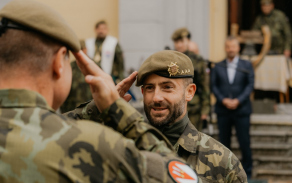 Žehnání bojového praporu 7. mechanizované brigády – jedinečný okamžik v životě útvaru