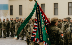 Žehnání bojového praporu 7. mechanizované brigády – jedinečný okamžik v životě útvaru
