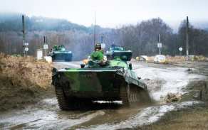 Přesun bojových vozidel pěchoty, 71. mechanizovaný prapor, Boletice 2025