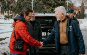 Návštěva pana prezidenta Petra Pavla v posádce Přáslavice