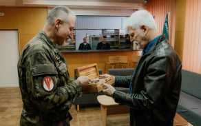 Návštěva pana prezidenta Petra Pavla v posádce Přáslavice