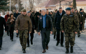 Návštěva pana prezidenta Petra Pavla v posádce Přáslavice