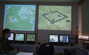 Pohled z ridiciho centra-mapovy a 3D pohled